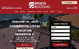 Epoch Roofing Website Design