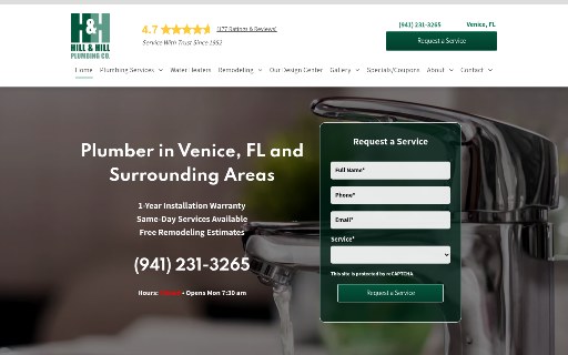 Hill & Hill Plumbing Website Design