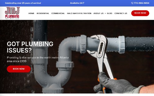 JMJ Plumbing Website Design