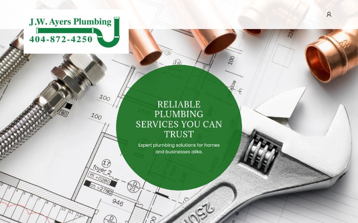 J Wayers Plumbing Website Design